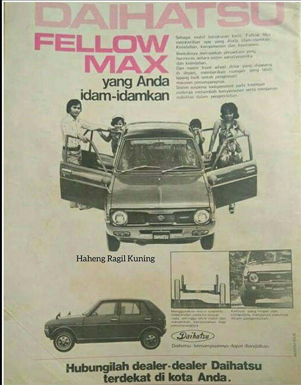 Iklan Daihatsu Fellow Max 1961