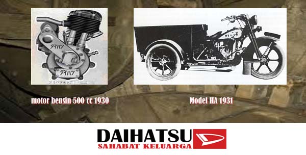 mesin motor pertama daihatsu