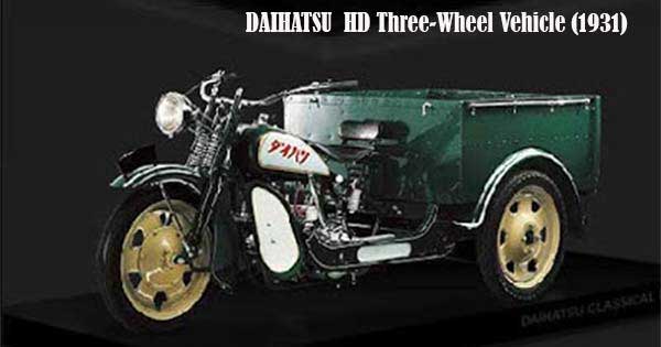 DAIHATSU  HD Three-Wheel Vehicle