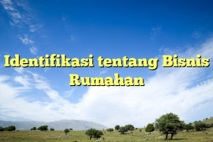 Identifikasi tentang Bisnis Rumahan